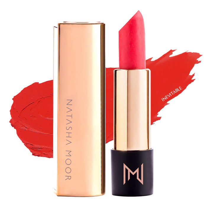 Natasha Moor Silk Suede Lipstick - Inevitable - Swadesiicart