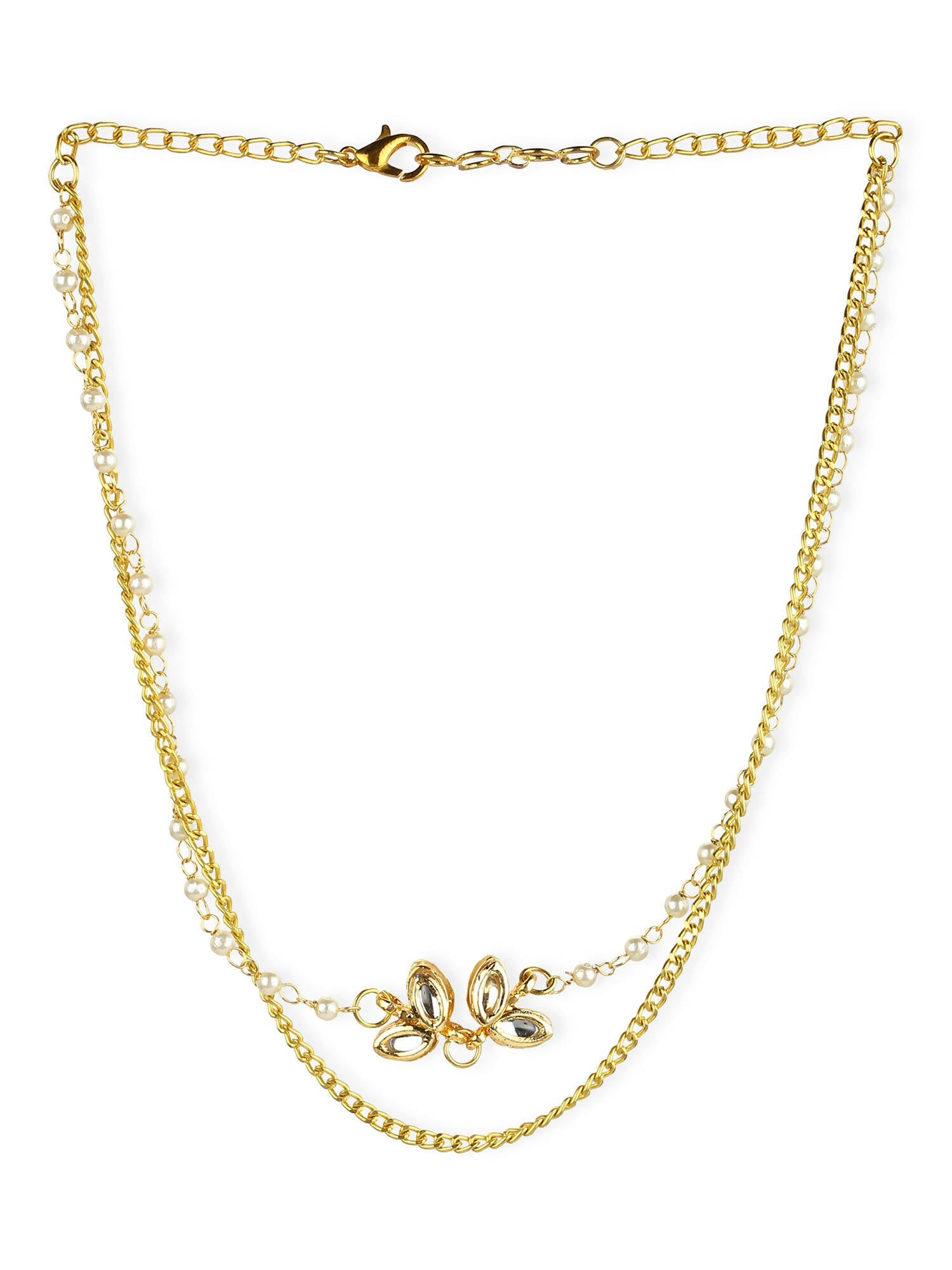 Women's Gold-Polished Chain - Ruby Raang | Swadesiicart