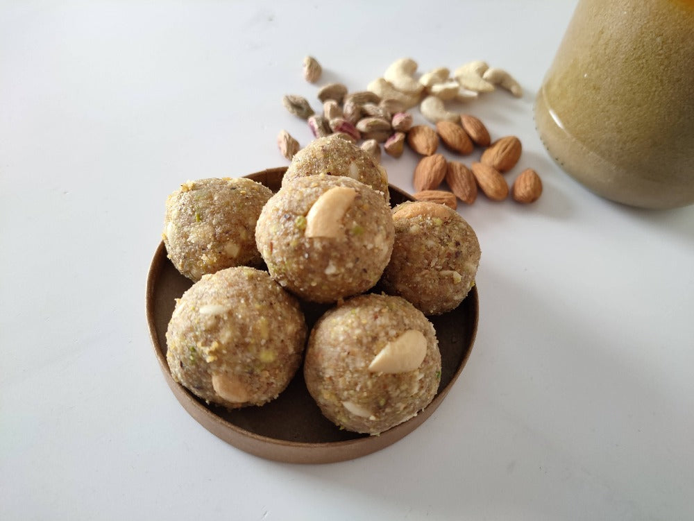 Govi’s Organic Foods - Dry Fruit Gondh Laddu | Swadesiicart