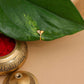 Ruby Raang Gold Heart Nose Pin | Swadesiicart