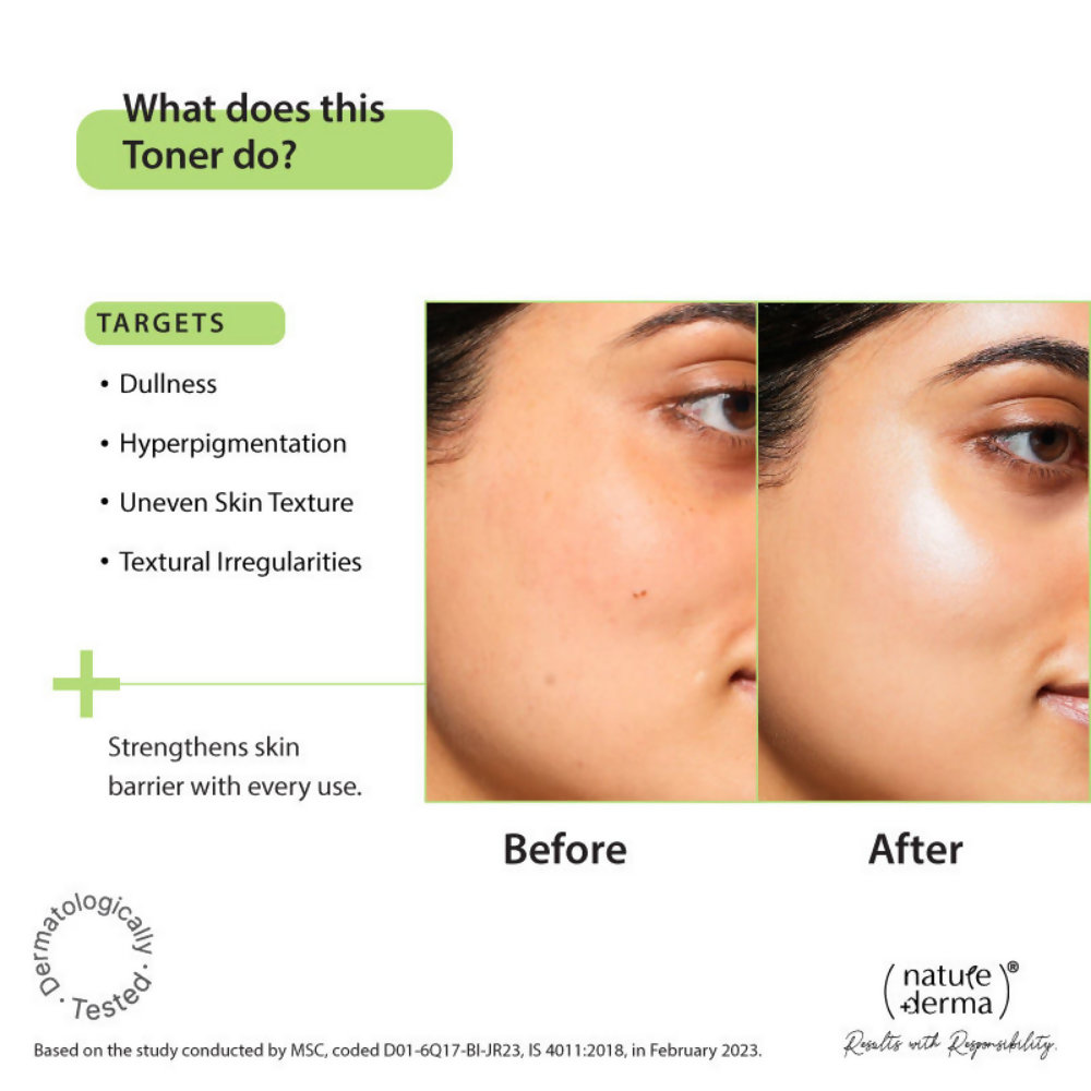 Nature Derma Glycolic Acid Toner Essence | Swadesiicart