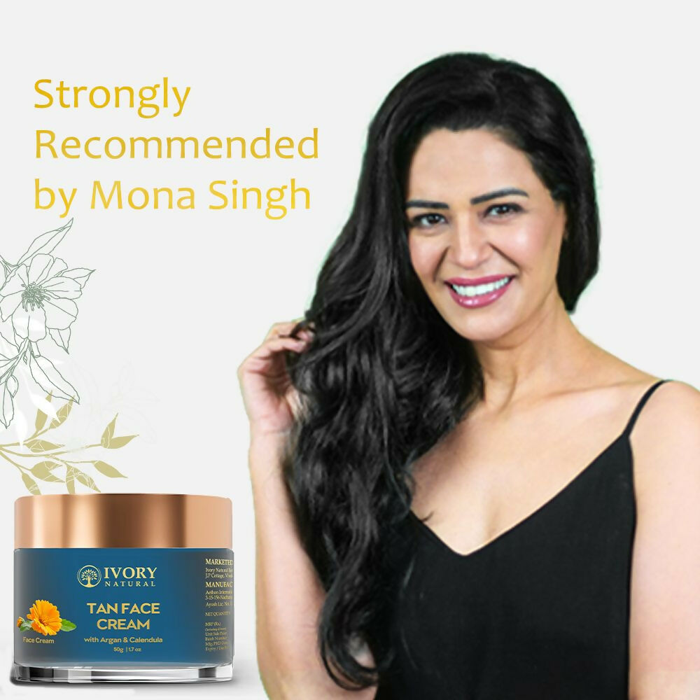 Ivory Natural Tan Face Cream For Sun Tan Protection | Swadesiicart