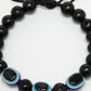 NVR Men & Women Evil Eye Men & Women Black Thread Bracelet - Swadesiicart