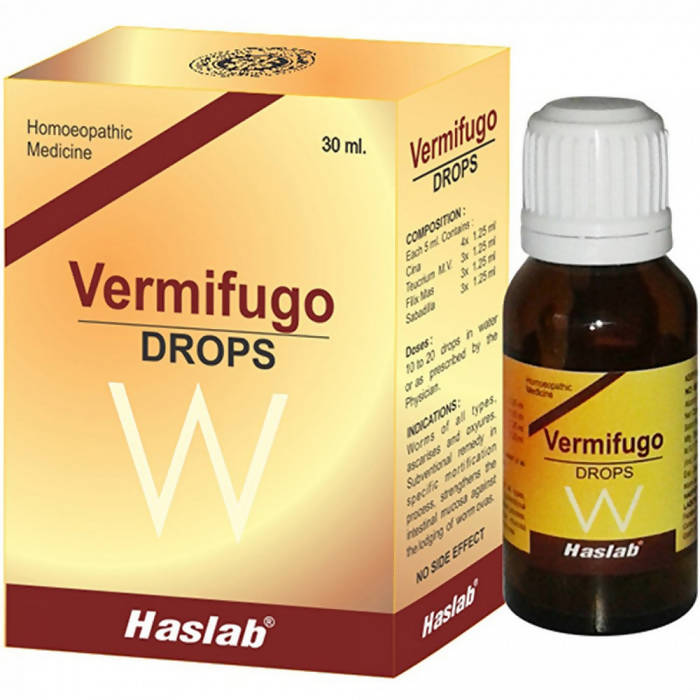 Haslab Homeopathy Vermifugo Drops | Swadesiicart