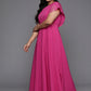 Ahalyaa Women's Traditional wear Ethnic Dress - Pink | Swadesiicart