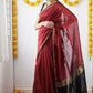 DEIANA'S Beautiful Designer Golden zari Soft Cotton Saree - Red - Swadesiicart