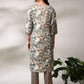 Anouk Floral Printed Regular Straight Kurta with Trousers - Swadesiicart