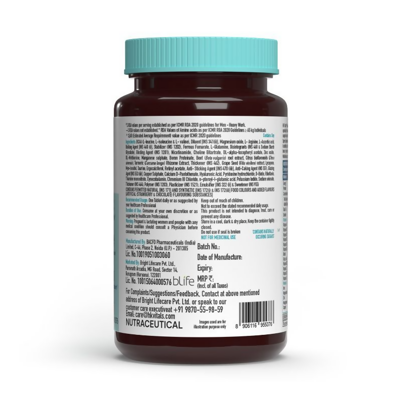 HK Vitals Advanced Multivitamin With Bcaa Tablets - Swadesiicart