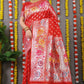 Jyoti Fashion Women's Red Banarasi Silk Zari Woven Saree with Blouse | Swadesiicart