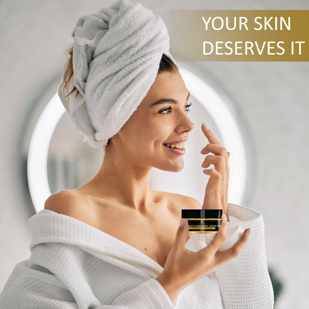 Beauty Secrets Saffron & Kumkumadi Face Cream Gel - Swadesiicart