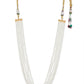 Gold-Toned White Brass Gold-Polished Necklace - Ruby Raang | Swadesiicart