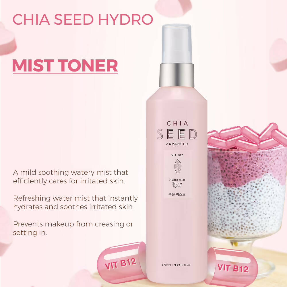 The Face Shop Chia Seed Hydro Mist - Korean Skincare | Swadesiicart