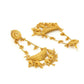 Kundan Antique Finish Chandelier Earrings - Ruby Raang | Swadesiicart