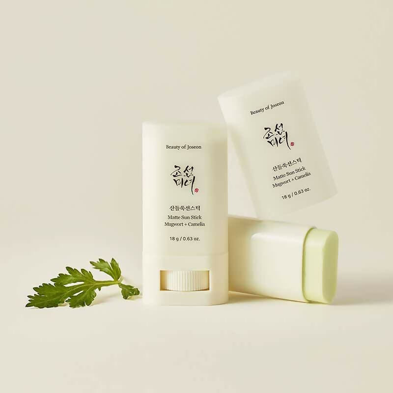 Beauty of Joseon Matte Sun Stick : Mugwort + Camelia SPF 50 PA++++ - Korean Skincare | Swadesiicart