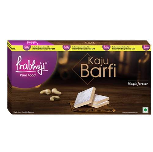 Haldiram's - Prabhuji Kaju Barfi | Swadesiicart