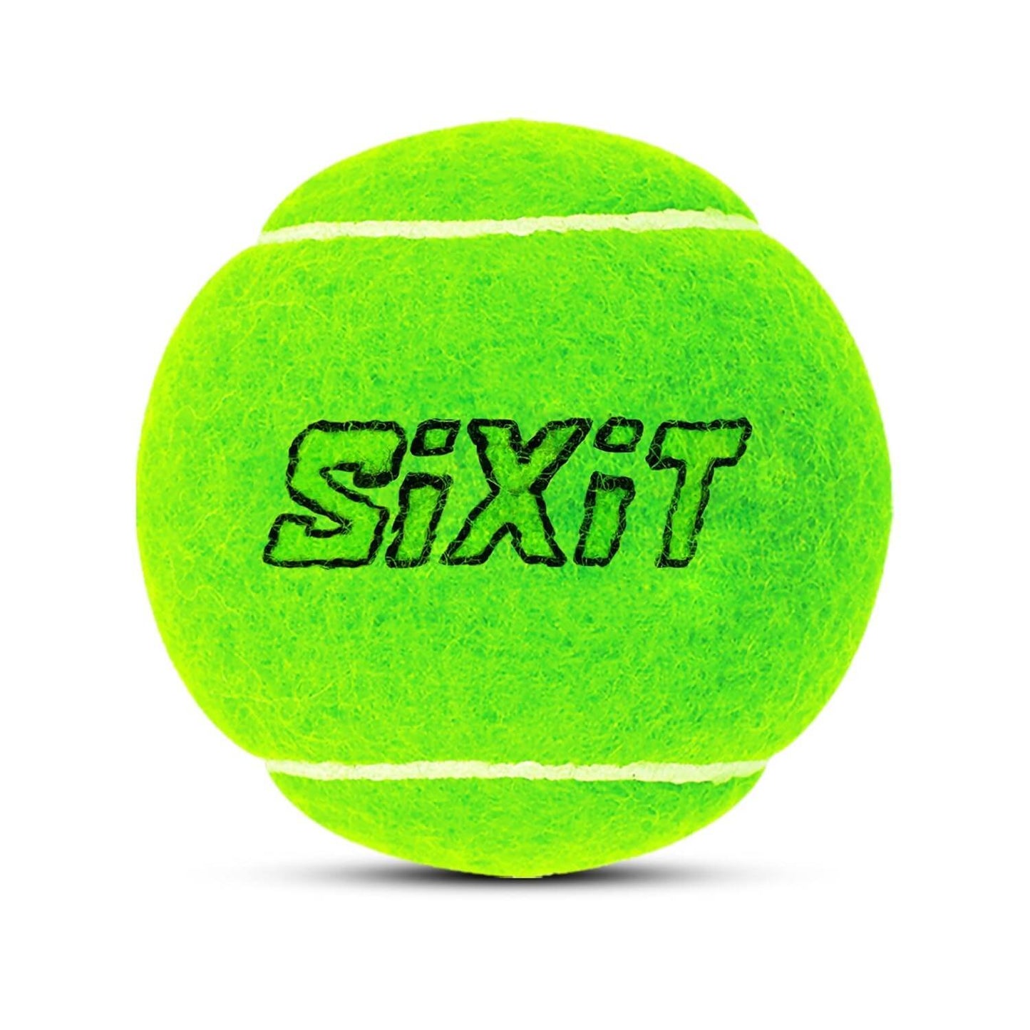 Sixit Lite Cricket Tennis Ball - Green (Pack of 6) - Swadesiicart