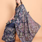 Vamsee Dhavani Navy Blue Georgette Saree - Swadesiicart
