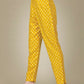 Jyoti Fashion Women's Yellow Rayon Embroidered Kurta Pant Set | Swadesiicart