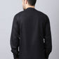 Even Apparels Black Pure Cotton Men's Kurta With Side Placket | Swadesiicart