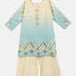 Ahalyaa Multi Crepe Printed Kids Kurta Sharara Sets With Dupatta For Girls | Swadesiicart
