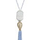 Joban Fashion Women Long Pattern Silver Tone Brass Necklace | Swadesiicart