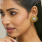 Nuyug 22k Gold Plated Filigree Statement Studs | Swadesiicart