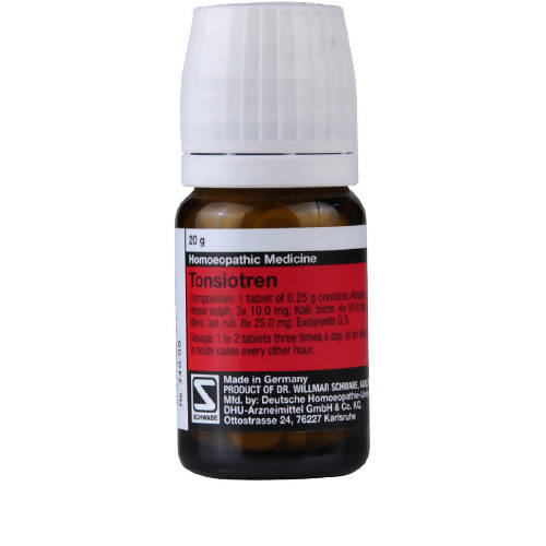 Dr. Willmar Schwabe Germany Tonsiotren Tablets | Swadesiicart