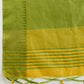 Vishnu Weaves Women's Yellow Raw Silk Thread Woven Saree with Blouse - Swadesiicart