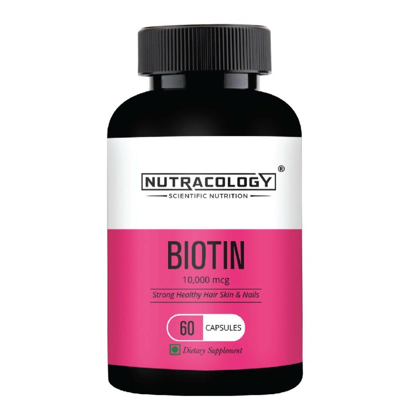 Nutracology Biotin 10mg for Hair Growth & Hair Loss Capsules - Swadesiicart