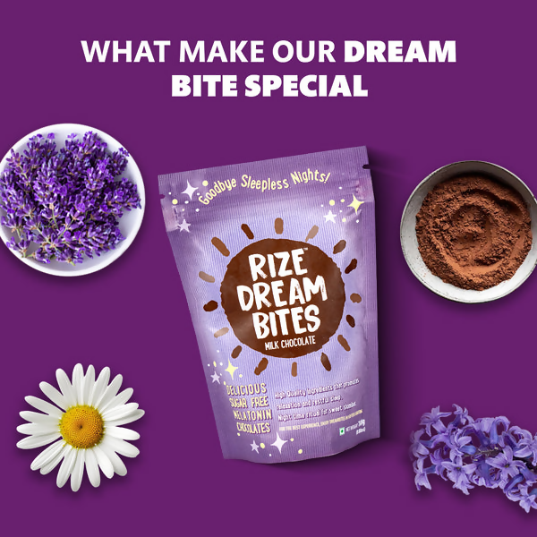 Rize Energy Bar Dream Bites - Milk Chocolate | Swadesiicart