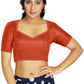 Aastha Fashion Women's Orange Art Silk Designer Traditional Readymade Blouse