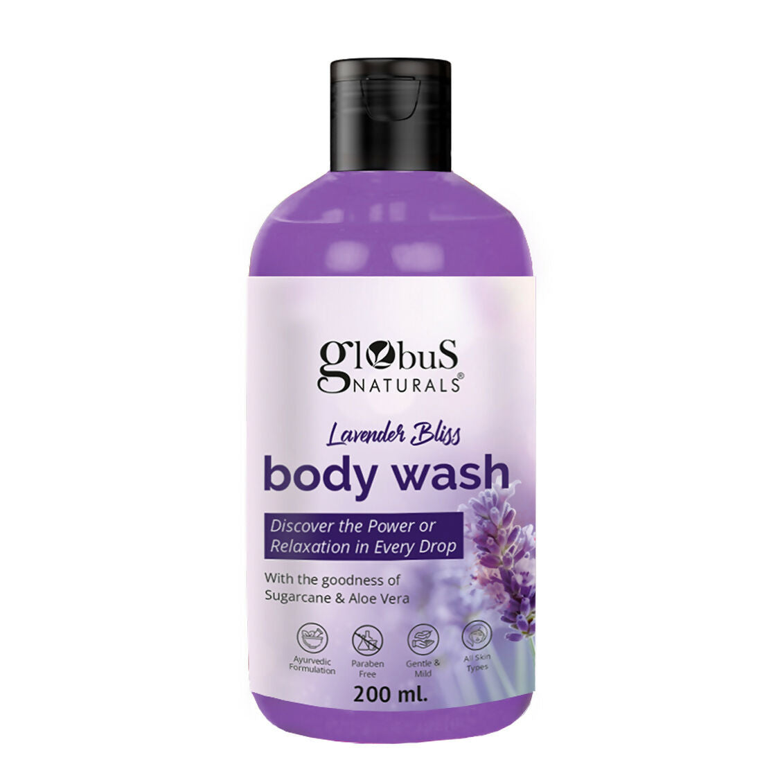 Globus Naturals Lavender Body Wash | Swadesiicart