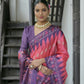 Vishnu Weaves Women's Rani Soft Tussar Silk Saree with Blouse - Swadesiicart