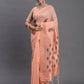 Shree Shyam Fashion Linen Cotton Peach Saree