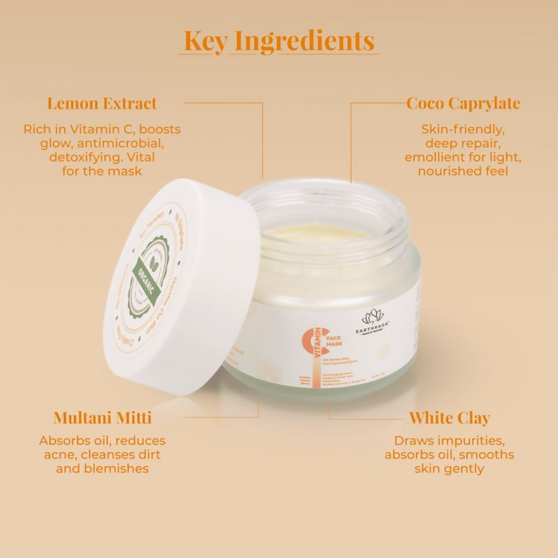 Earthraga Vitamin C Face Mask | Swadesiicart