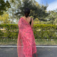 Vamsee Pink Organza Saree - Swadesiicart