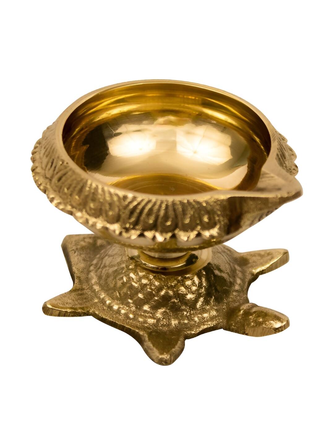 Spillbox Gold Toned Vasthu Deep Pooja Essentials | Swadesiicart