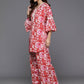 Ahalyaa Women's Traditional Wear Co-ods - Red