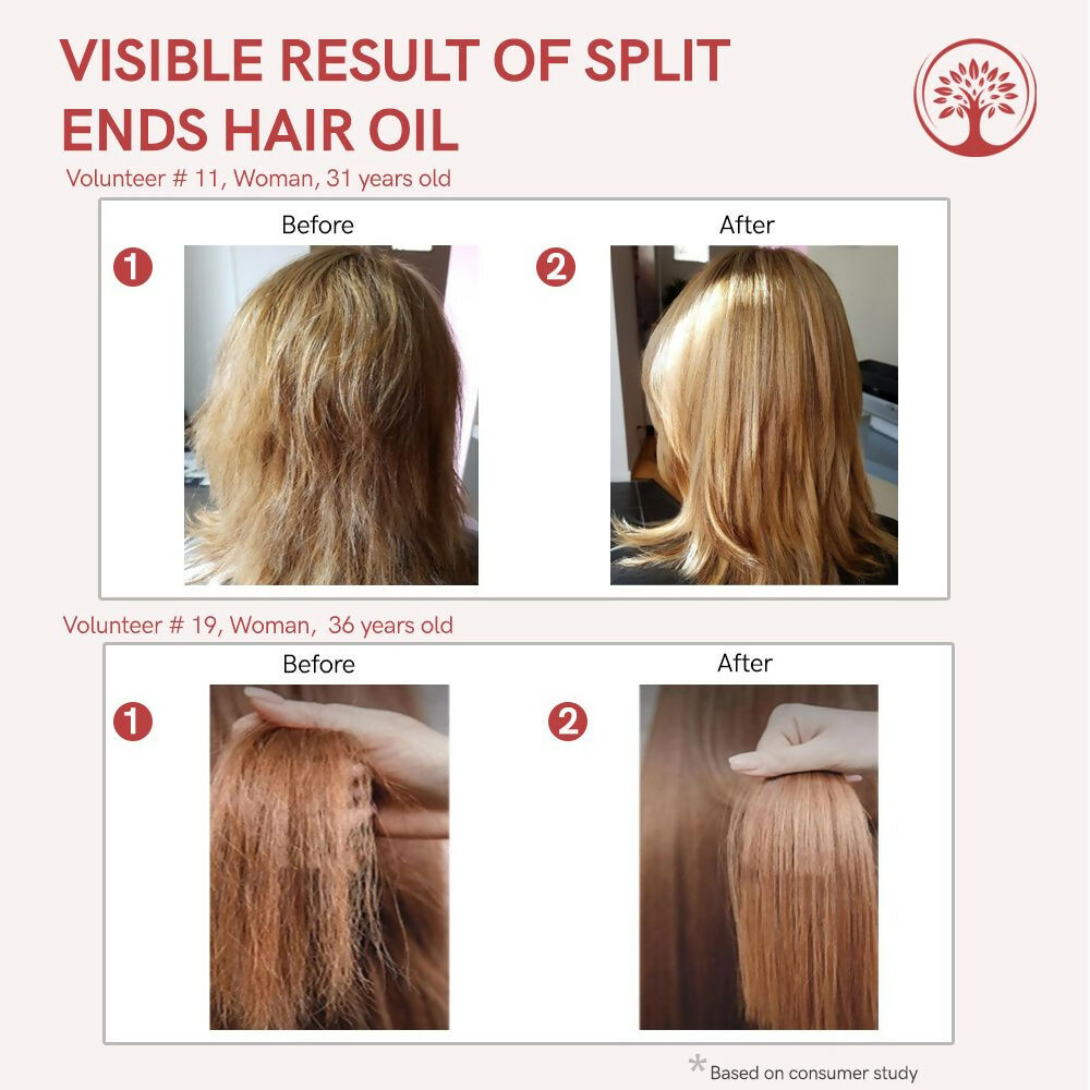 Ivory Natural Splits Ends Repair Hair Oil - Natural Hair Therapy For Split Ends And Hair Wellness | Swadesiicart