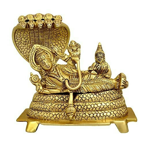 Umi Lord Vishnu and Lakshmi Maa On Shesha Naag - Swadesiicart