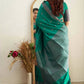 DEIANA'S Beautiful Designer Golden zari Soft Lichi Silk Saree - Rama - Swadesiicart