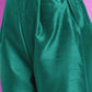 Ahalyaa Women Sea Green Printed Gotta Patti Kurti with Palazzos & Dupatta - Sea Green | Swadesiicart