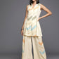 Ahalyaa Women's Traditional Wear Co-ods - Off-white - Swadesiicart