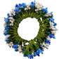 Blue & White Pollens Bridal Hair Gajra