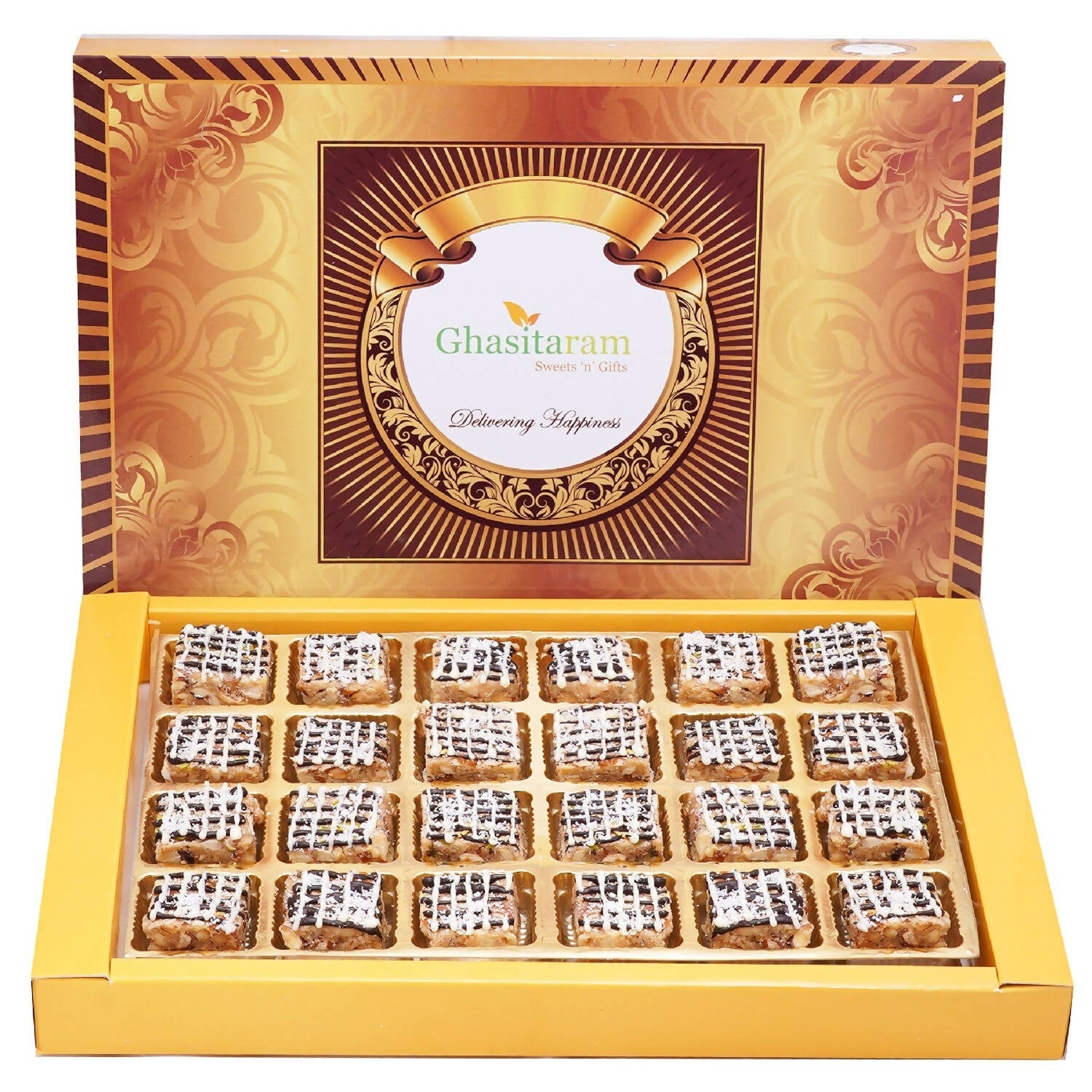 Ghasitaram Coconut Dryfruit Bites | Swadesiicart