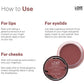 Love Earth Lip Tint & Cheek Tint Multipot - Never Look Back - Swadesiicart