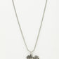 NVR Men's Rhodium-Plated Stainless Steel Bike Shaped Pendant With Chain | Swadesiicart