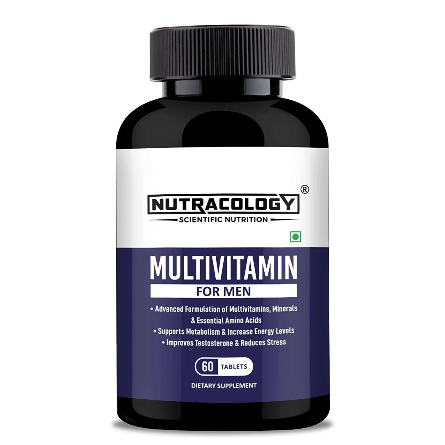 Nutracology Multivitamin for Men for Energy Strength & Stamina Tablets - Vanalaya and Nutracology