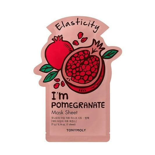 Tonymoly I'M Pomegranate Mask Sheet | Korean Antioxidant Sheet Mask for Brightening & Anti-Aging