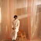 Yellow Viscose Chikankari Embroidery Work Men's Kurta Set - Mahotsav | Swadesiicart